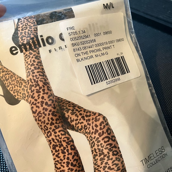 Size L Cheetah print tights 🐆 - Picture 2 of 5